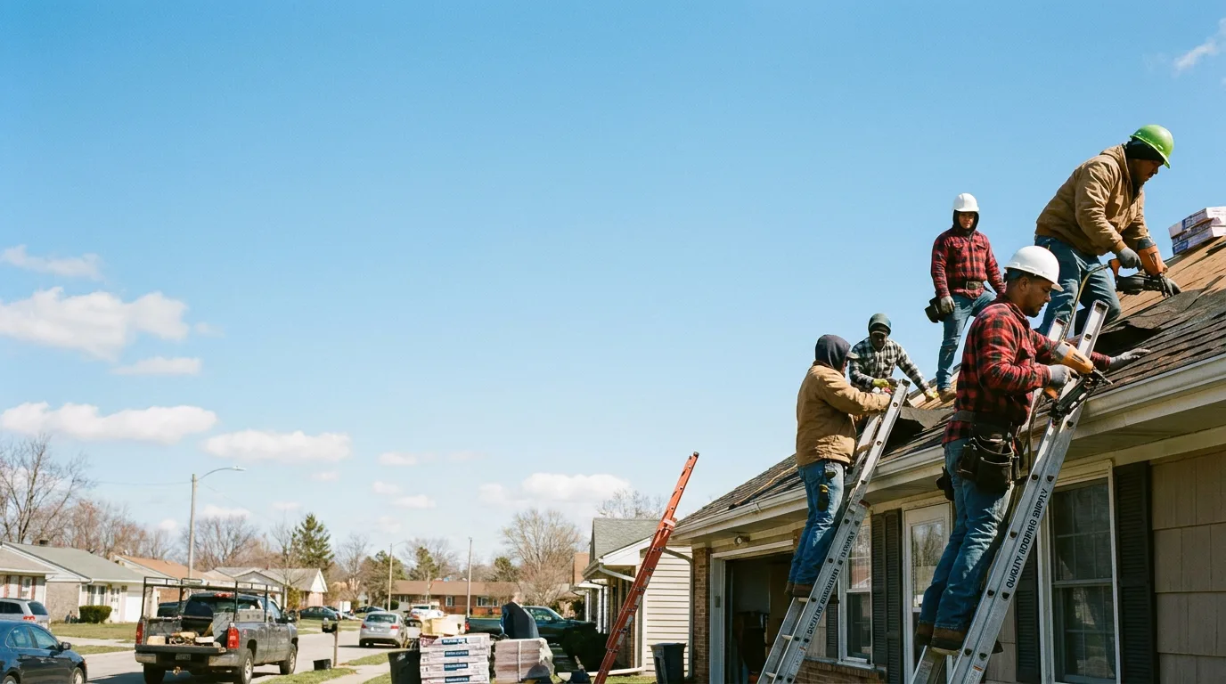 Roofing in Liverpool, IL near me